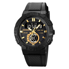 Годинник наручний Patriot 013GB  Gold-Black + Коробка