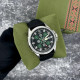 Часы наручные Awarder Embroidery Silver-Green Black Automatic 10ATM