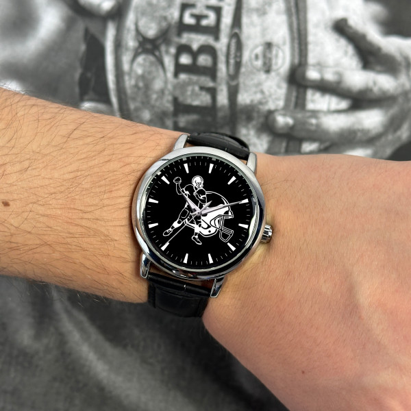 Custom Football Watch Model 220109 - Personalized Gift for Dad
