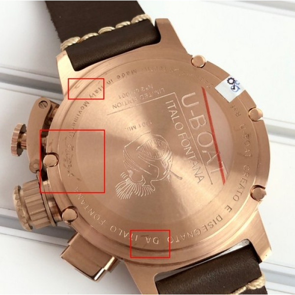 U-boat Italo Fontana Chimera Brown-Gold-Brown AAA