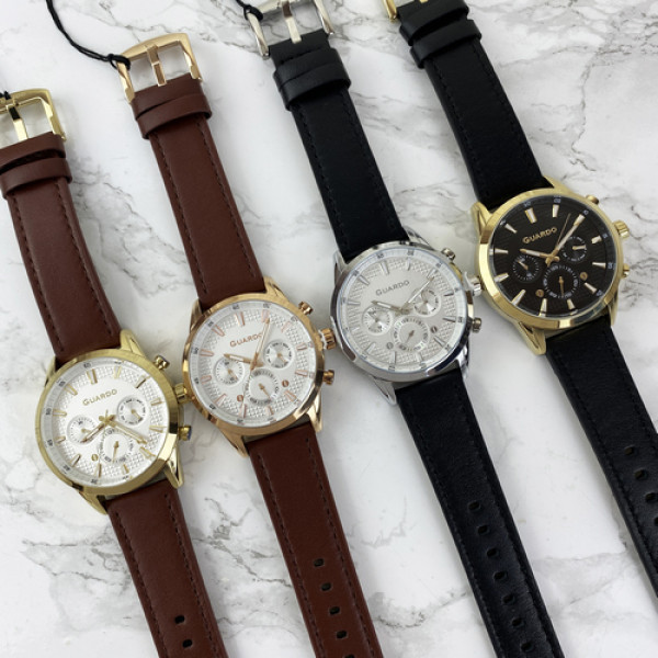 Guardo B01338-5 Brown-Cuprum-White