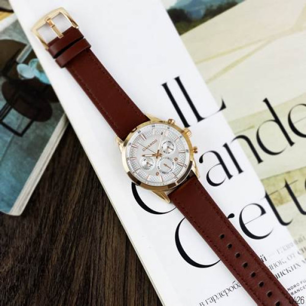Guardo B01338-5 Brown-Cuprum-White