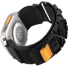 Ремінець для годинника Nylon Tactic for Apple Black 38 мм