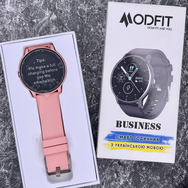 Розумний годинник Modfit Business Pink 41 мм.