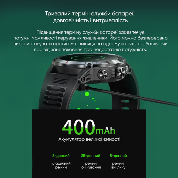 Розумний годинник Modfit Expedition Compass Black
