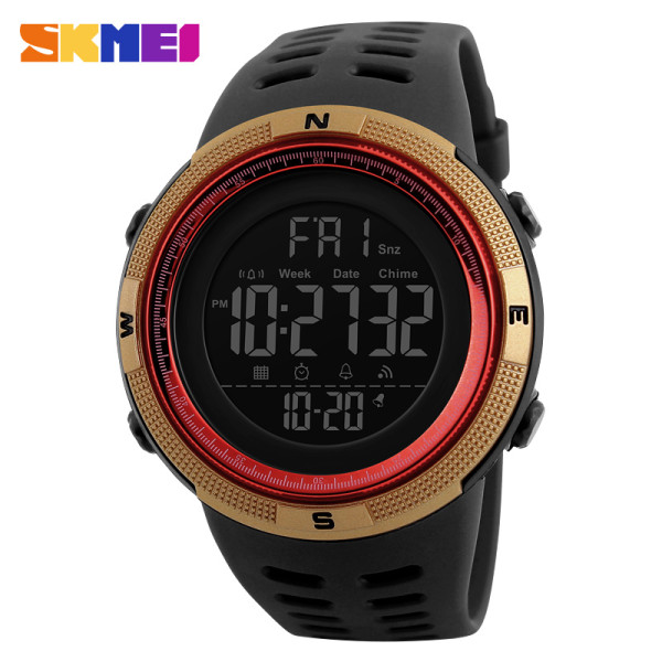 Skmei 1251GDRD Black-Gold-Red, 1080-1012, Skmei