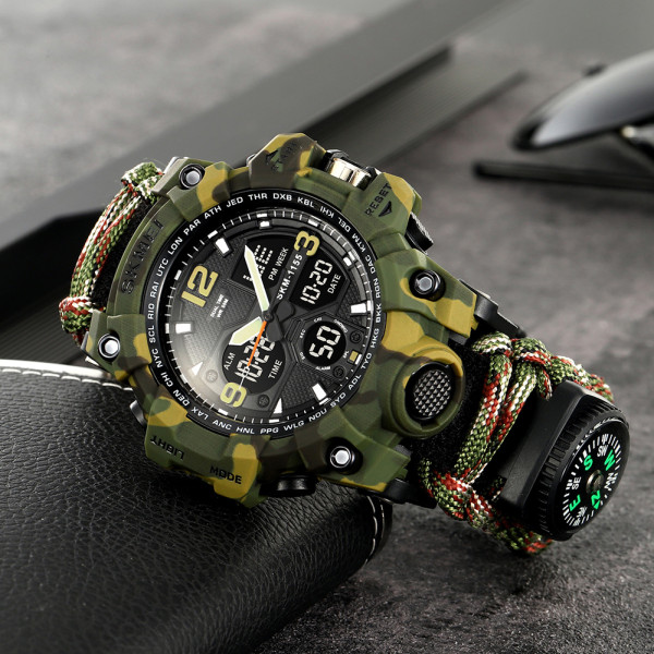 Skmei 1155BNCMAG Camo Green