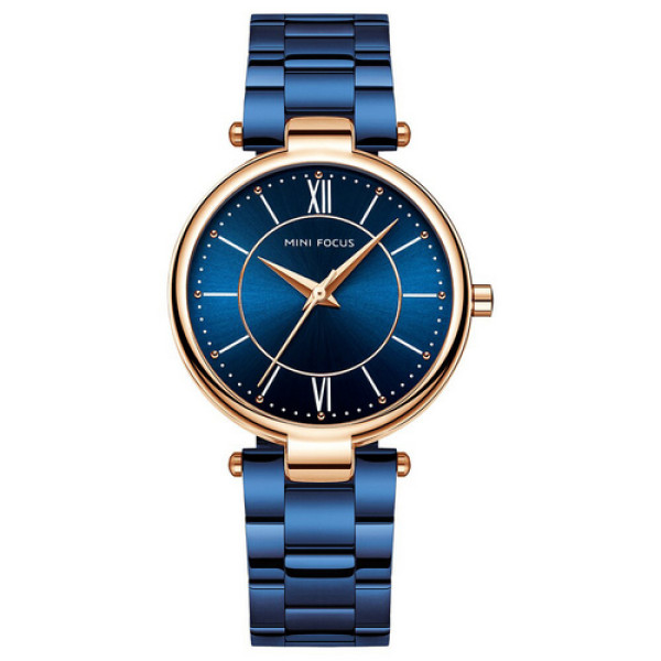 Наручний годинник Mini Focus MF0189L.02 Blue-Cuprum, 1095-0071, Mini Focus