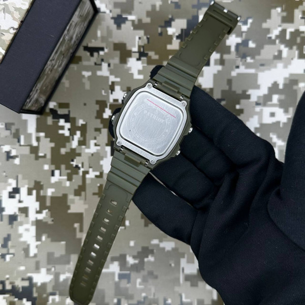 Годинник наручний Patriot 010AGSU ЗСУ Зелені + Коробка.