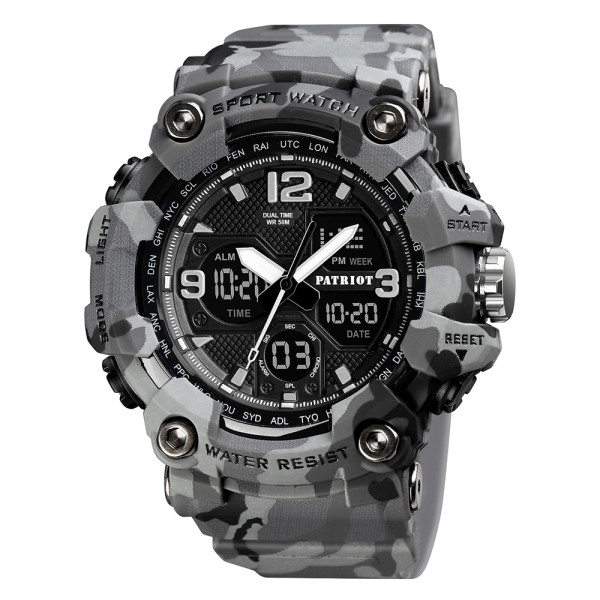 Часы наручные Patriot 006CMGY Camo Gray