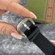 Годинник наручний Awarder Embroidery Silver-Army Green Black Battery 10ATM