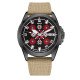 Часы наручные Awarder Embroidery Black-Red Khaki Automatic 10ATM