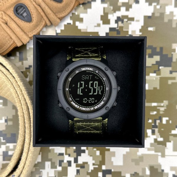 Годинник наручний Awarder 032 Compass UA Army Black AG