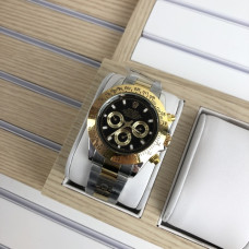 Rolex Daytona Automatic Men Silver-Gold-Black