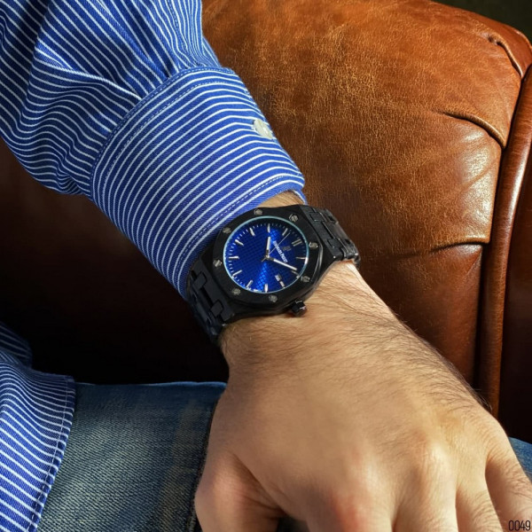 Наручний годинник Audemars Piguet Royal Oak Quartz Black-Blue