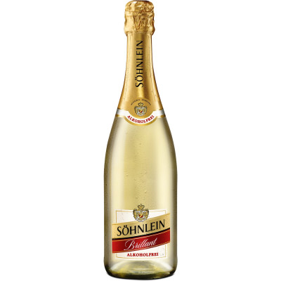 Вино игристое Sohnlein Brillant Alkoholfrei белое полусладкое 0.75 л 0-0.5%, 4003310013636, Henkell & Co. Sektkellerei