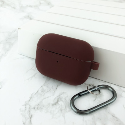 Чехол Airpods Pro Silicone Case Burgundy, 1177-0042