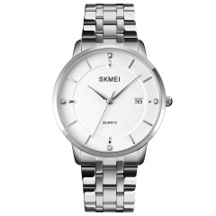 Skmei 1801SSI Silver Case Mesh Band