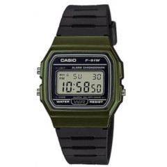 Чоловічий годинник Casio F-91WM-3A