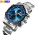 Skmei 1389BU Silver-Black-Blue, 1080-0246, Skmei