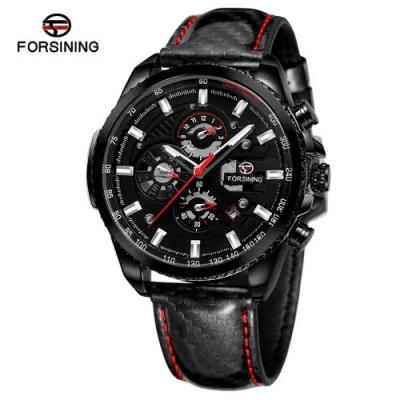 Forsining 6909 All Black Steel, 1059-0169