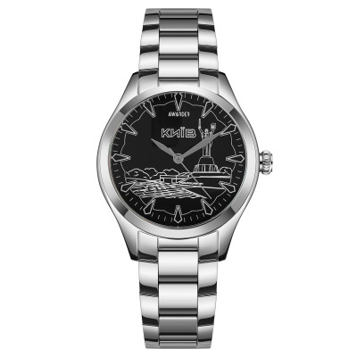 Женские часы Awarder 035 Киев I Silver-Black, 1202-0048