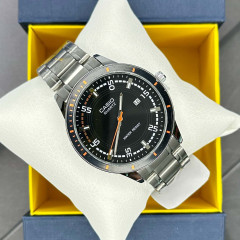 Casio Q09B-0206 Silver-Black-Orange