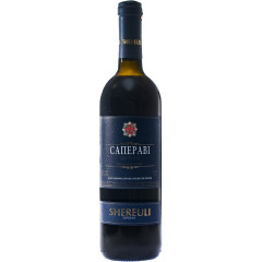 Вино SHEREULI Саперавие ординарное красное сухое 0.75 л 9.5-14%