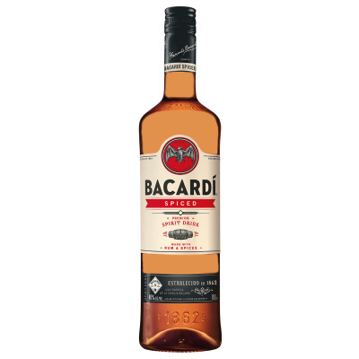 Ром Bacardi Spiced 1 л 40%, 7610113008263