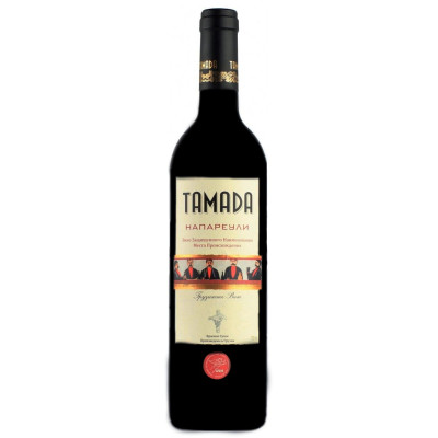 Вино Tamada Напареулі червоне сухе 0.75 л, 4860004070029, Georgian Wines and Spirits Company