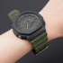 Ремінець для Casio G-Shock GA-2100/2110 Army Green Silver, 1051-0839