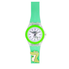 Дитячий годинник Better 005 Crocodile Green-White