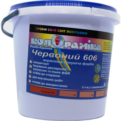 Фарба-барвник Червоний 606 ТМ Колораміка 0.8 кг