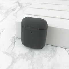 Чехол Airpods 1/2 Silicone Case Slim Lavender Gray