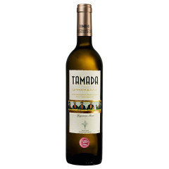 Вино Tamada Цинандали белое сухое 0.75 л
