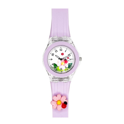 Дитячий годинник Better 005 Flowers Violet-White, 1184-0152