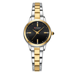 Curren 9094 Silver-Gold-Black