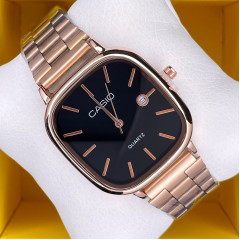 Casio 1072 Rose Gold-Black Rep