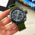 AMST 3003C Black-Black Green Wristband, 1094-0015