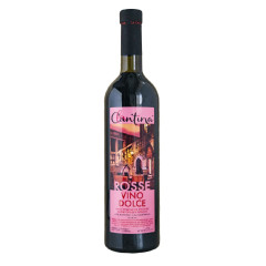 Вино La Cantina Vino Dolce Rosse червоне напівсолодке 9-13% 0.75 л