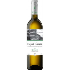 Вино Старий Тбілісі Цинандалі біле сухе 0.75 л 12.5%