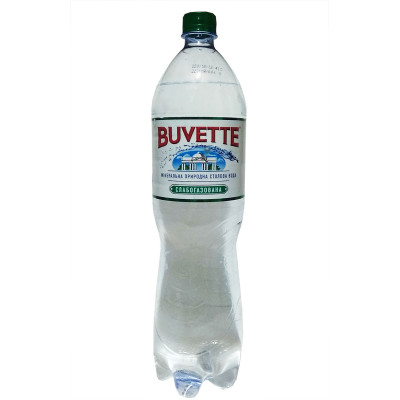 Мінеральна вода слабогазована Buvette Vital 1.5 л