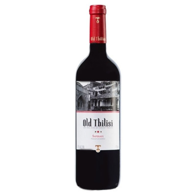 Вино Старий Тбілісі Сапераві червоне сухе 0.75 л 13%, 4860004073082