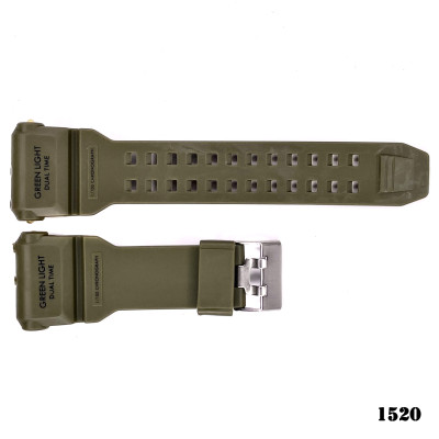 Ремінець для годинника Skmei 1520 army green, 1051-0521