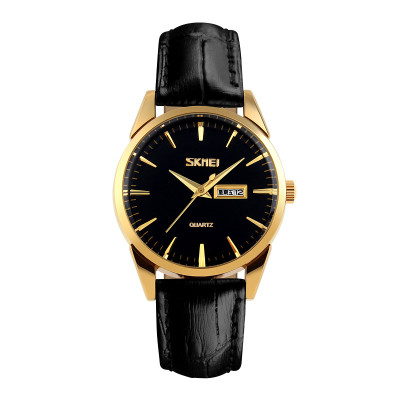 Skmei 9073GDBK-S Gold-Black lady, 1080-1601