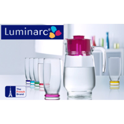 Набор для напитков Luminarc Rainbow J9039, 7 предметов, J9039, Luminarc