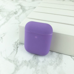 Чехол Airpods 1/2 Silicone Case Slim Purple