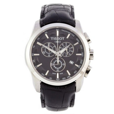 Tissot T-Classic Couturier Chronograph Black-Silver-Black