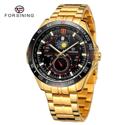 Forsining 8238 Gold-Black Steel, 1059-0206