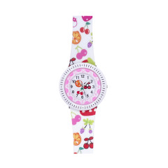 Дитячий годинник Better 009 Fruits White-Pink